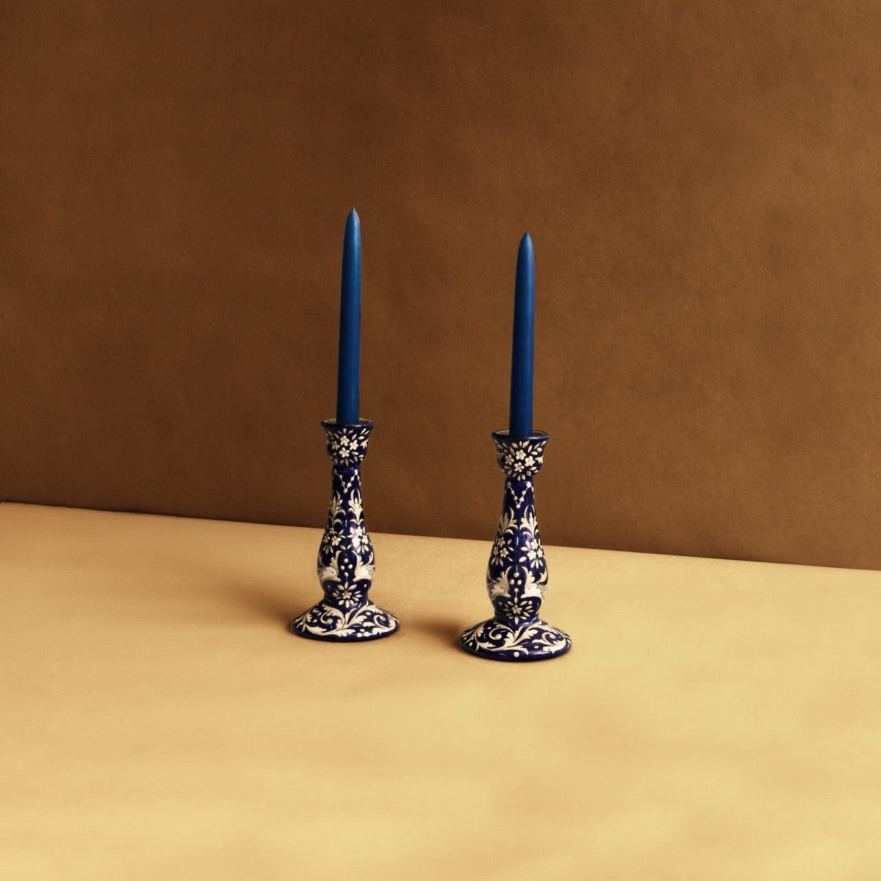 Tall smooth candlestick