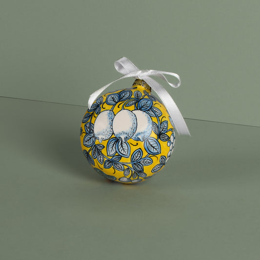 Palla di natale schiacciata