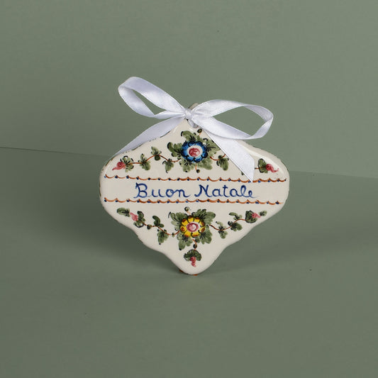 Palla di natale piatta