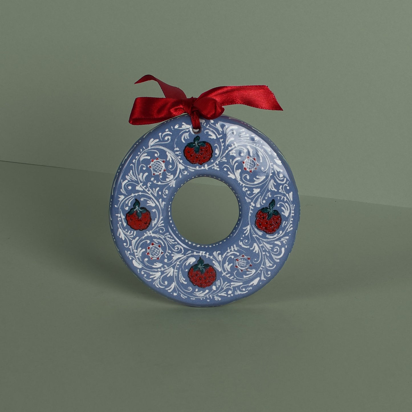 Palla di natale piatta