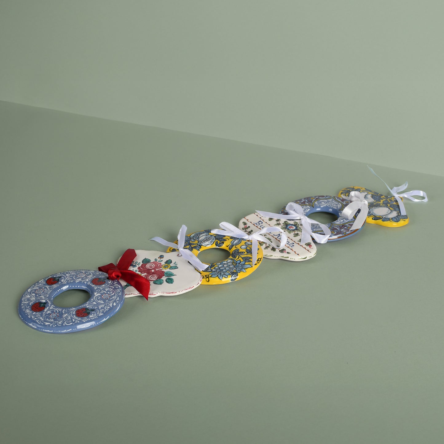 Palla di natale piatta