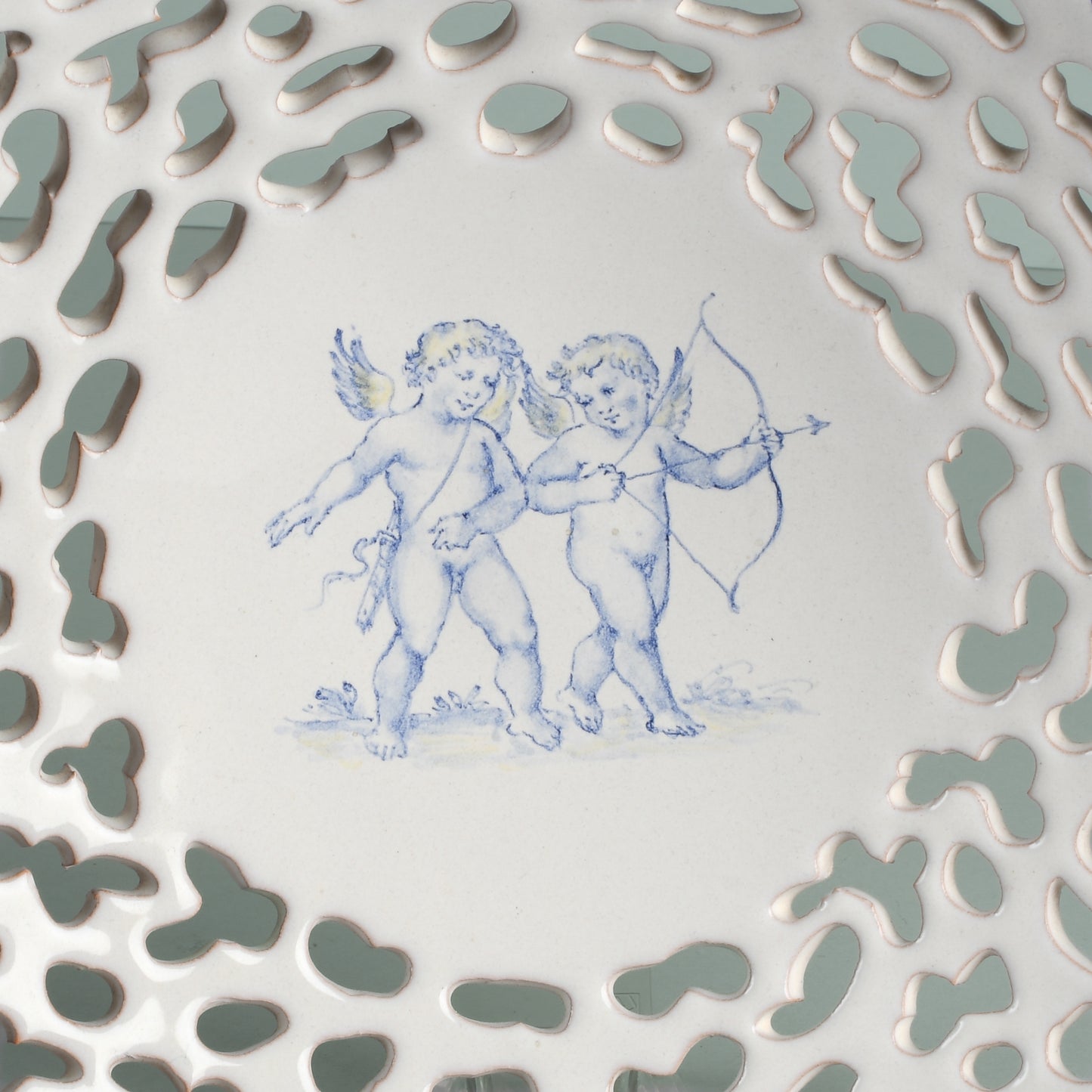 Pierced decorative plate