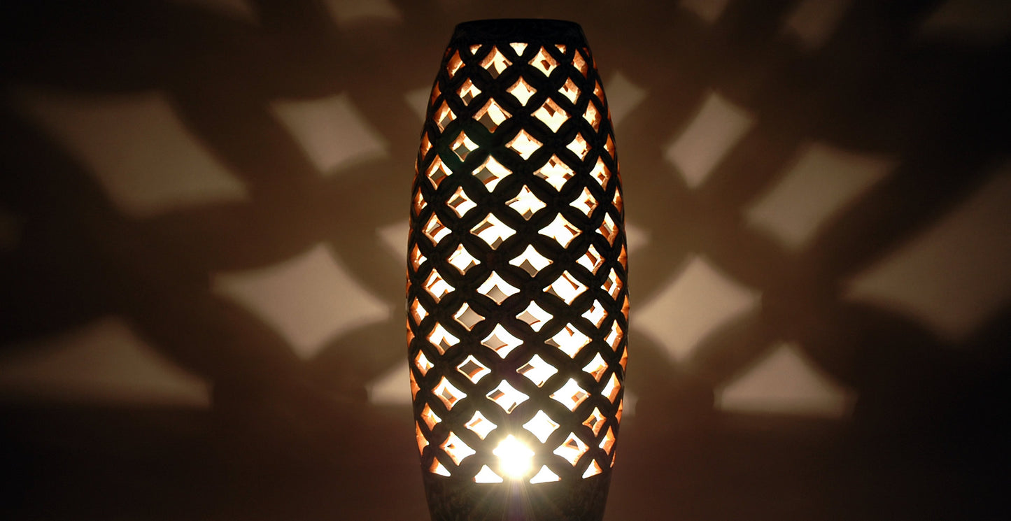 Perforated lamp